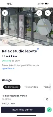 Portfolio salona lepote u marletpkejsu LINKINPRO – predstavite svoj rad i privucite nove klijente